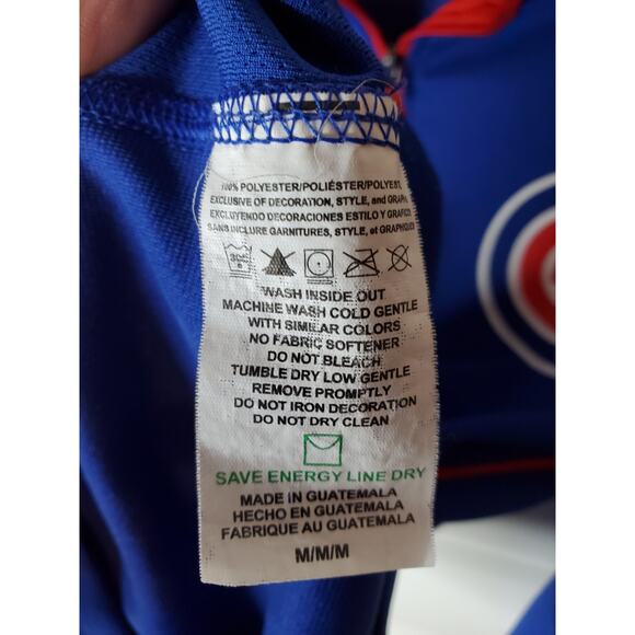 Majestic Chicago Cubs Quarter Zip Pullover, NWOT, Medium - Picture 6 of 6